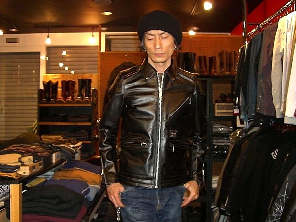 THE FOOLザ・フール　ホースレザー　シングルライダースジャケット　馬革　L THE FOOLザ・フール ホースレザー シングルライダースジャケット