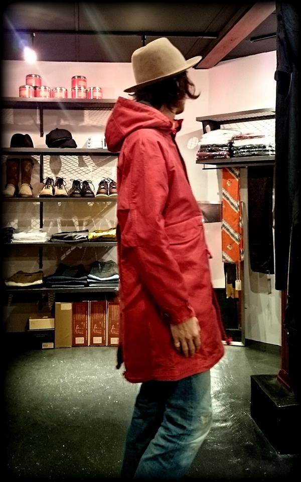 LB studio大阪 ～GERUGA ゲルガ DUSTER PARKA ダスターパーカー(レッド