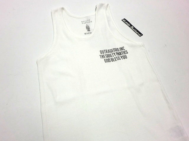WACKO MARIA ワコマリア2012SS新作タンクトップ(OUTRAGEOUS THE GUILTY