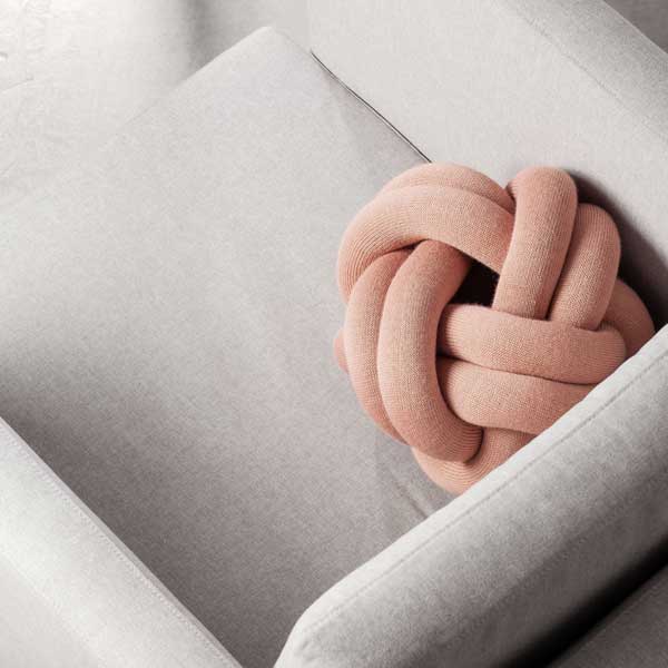 Knot Cushion(ノットクッション）30cm Dusty Pink(ダスティーピンク
