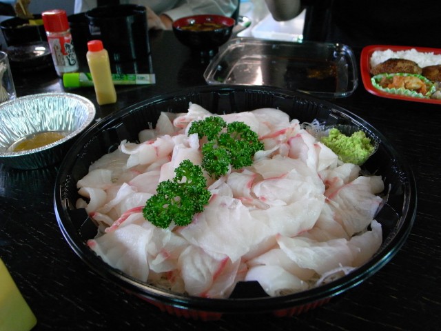 ライギョの刺身 野の風とひかり ライギョの刺身 野の風とひかり