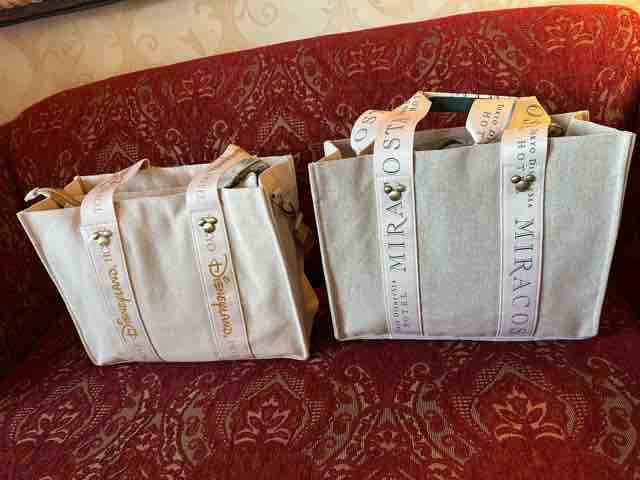 ディズニー　ミラコスタ　ホテル　エクスクルーシブ　トートバッグ 公式】ディズニーホテルご宿泊ゲスト特典 ディズニーホテル