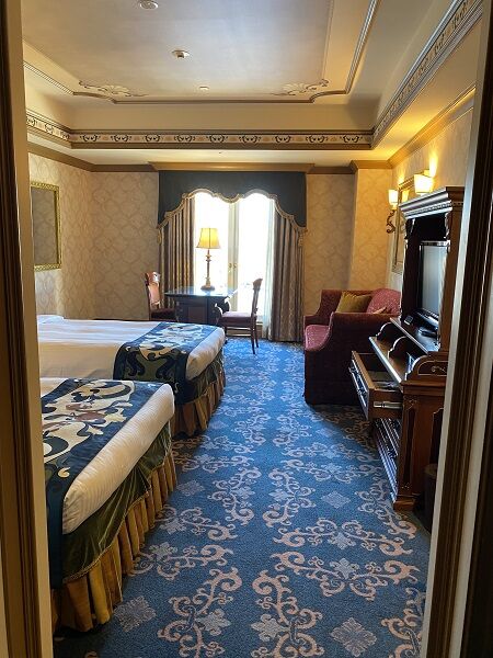 ４階のアメフロ側のスーペリアルーム ハーバービュー ツイン In ミラコスタ ひとりディズニー 大人の時間