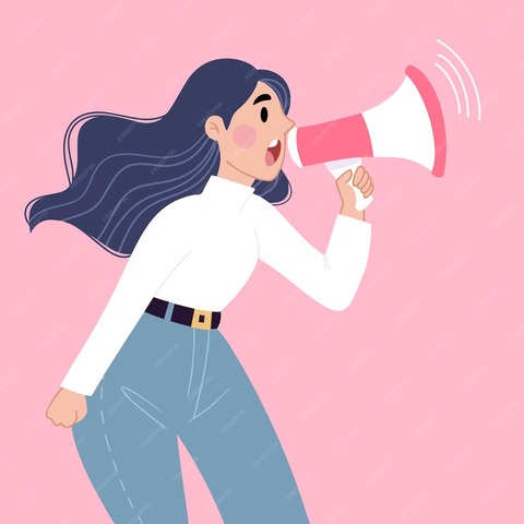 woman-speak-up-illustration-flat-design-vector_690904-32