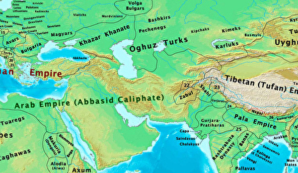 0central asia topo map