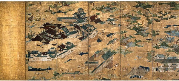 Jurakudai-Palace-Kyoto-Folding-Screen