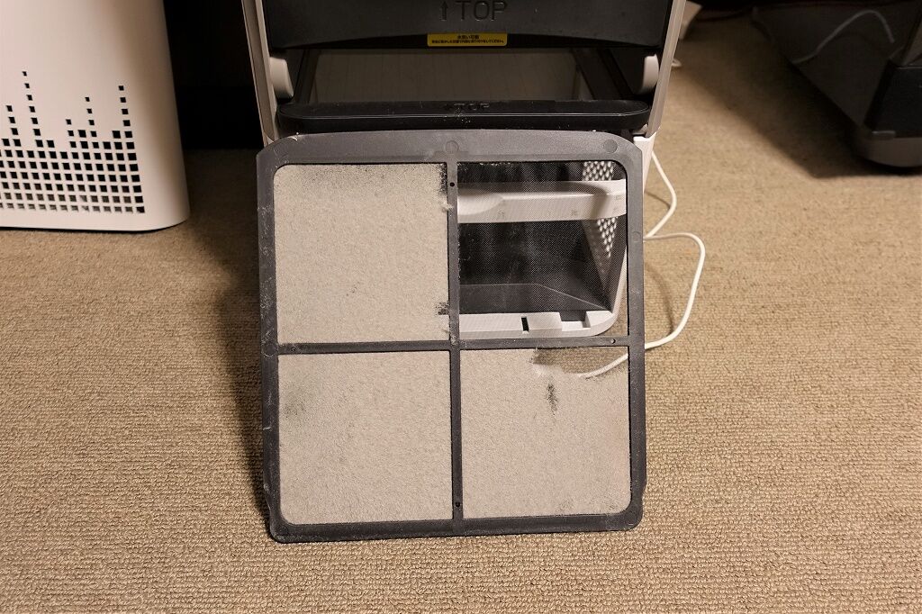 Airdog X3s で、クリーニングの表示が消えない時の対応 : リビングでDIY