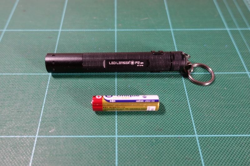 LED LENSER P2 のスイッチが壊れたので修理 : リビングでDIY