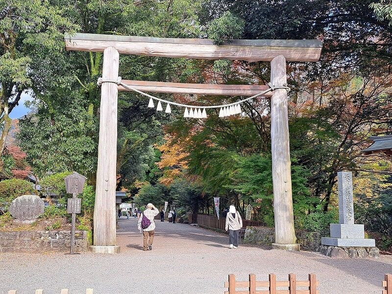 鳥居の注連縄（しめなわ） : 努力の上に花は咲くⅡ