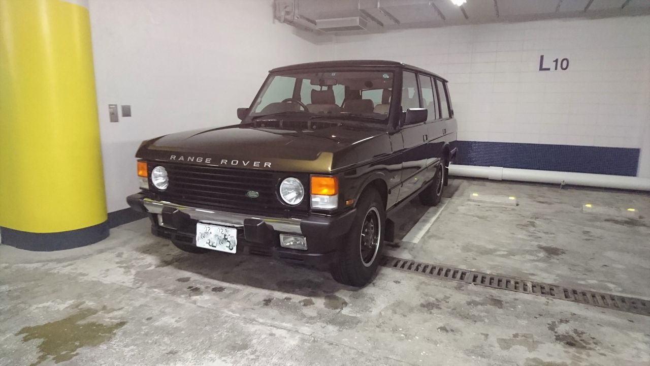 昨日の夜 洗車にいく クラシックレンジローバーとかのblog
