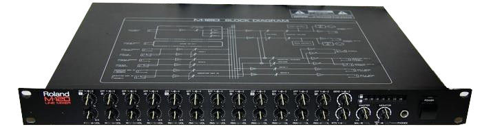 Roland M-120 12チャンネル 1Uラックマウント ミキサー Roland M-120 12チャンネル 1Uラックマウント ミキサー 中古