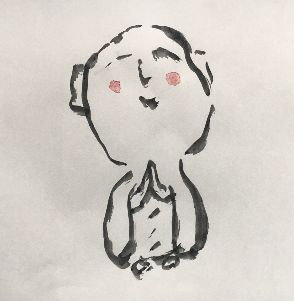 お地蔵様を描いてみる 2 Art De 再起 闘病曼荼羅 お地蔵様を描いてみる 2 Art De 再起 闘病曼荼羅