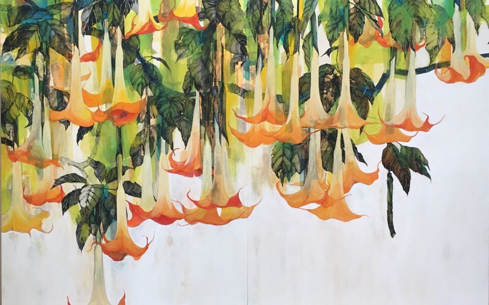 風景画 櫻島 森本健二 まちなかAG②〈石坂織江さんの日本画〉 : ART de 余生予後〜闘病余話〜