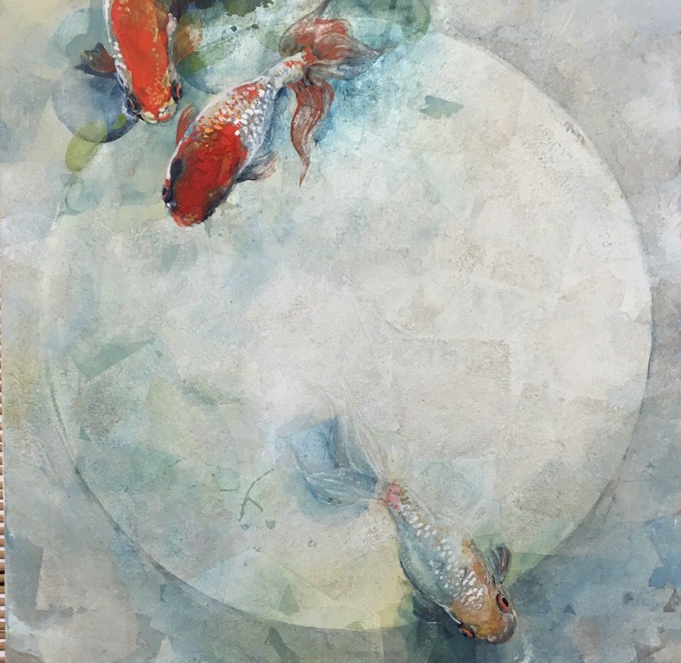 日本画　絵画 まちなかAG②〈石坂織江さんの日本画〉 : ART de 余生予後〜闘病