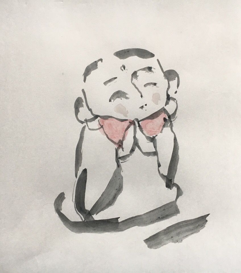 お地蔵様を描いてみる 2 Art De 再起 闘病曼荼羅