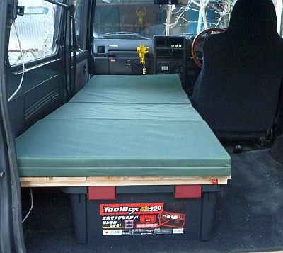 ジムニー車中泊ベッド完成したぞ 犬小屋暮らし