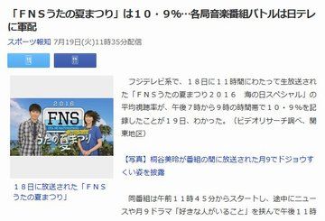FNSうたの夏まつりhttp://shiba.2ch.net/test/read.cgi/akb/1468896855/