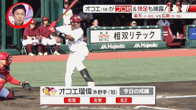 J オコエ なん