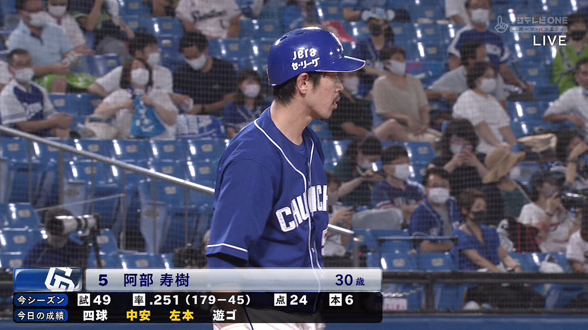 中日・阿部寿樹、二塁手ベストナインの可能性が浮上！