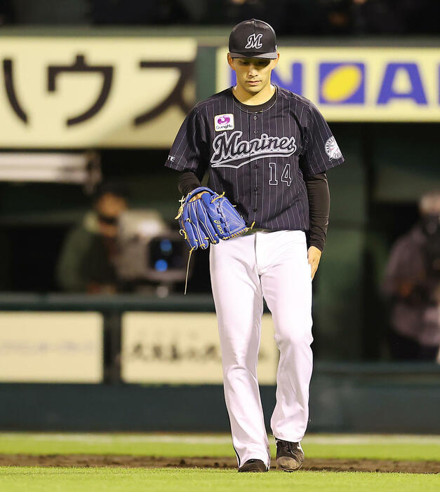 ロッテ・小島和哉 0勝4敗 防3.20「僕の登板試合全て負けてる。本当に申し訳ない」