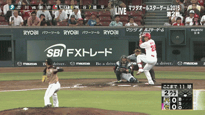 新井さん 渾身のドヤ顔にボールをぶつけられる なんj まとめては いかんのか