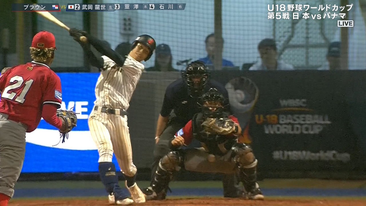 U 18 パナマの捕手 ファールボールが股間に直撃し悶絶 ももやの野球速報