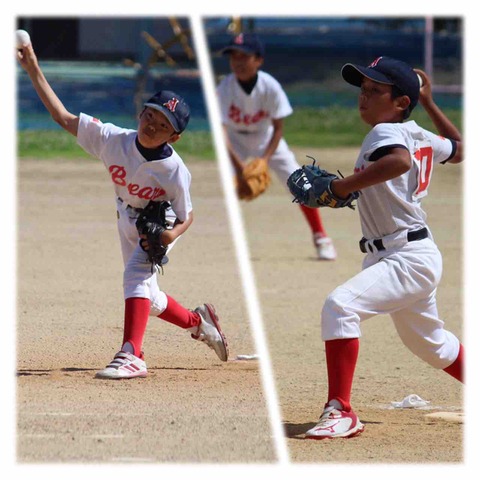 7月18日 5年試合 リーグ戦 Vs汐田ブルースカイ 旭ベアーズ 豊橋少年軟式野球連盟