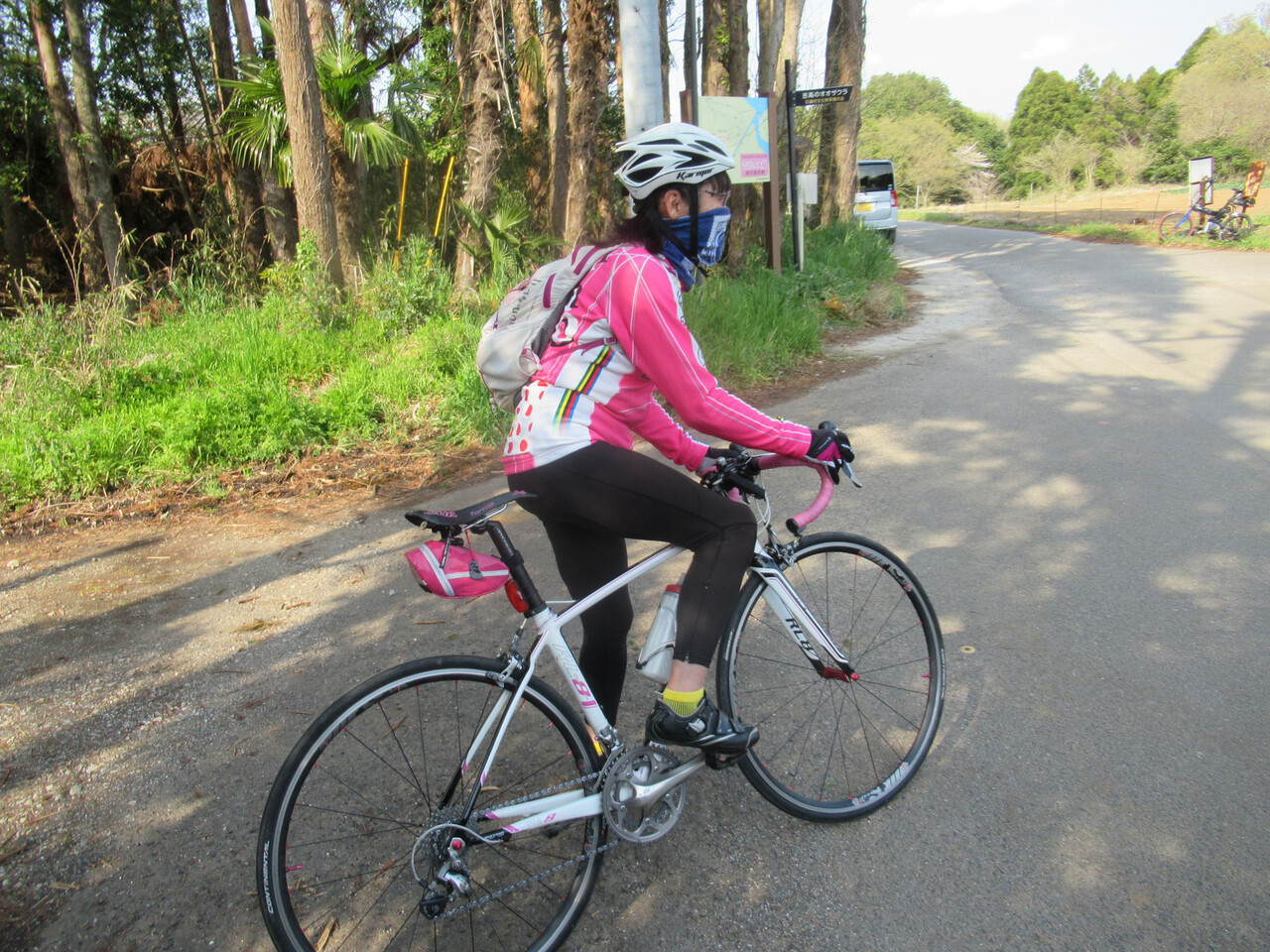 吉高の大桜自転車経路