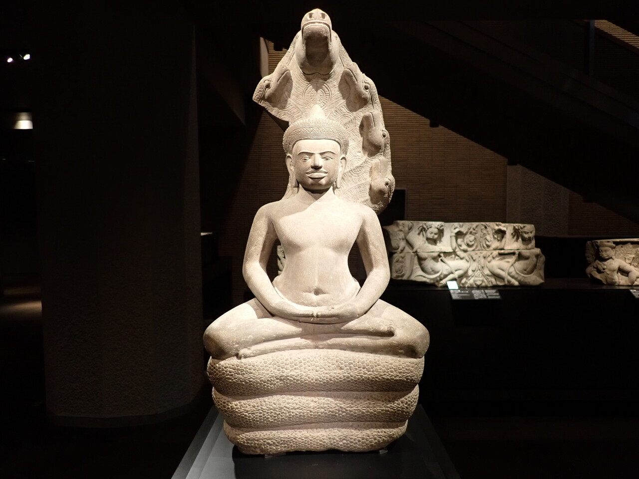 ガンダーラ禅定坐像 石仏 鎮宅 辟邪 開運風水 招財 置物 工芸品 【公式