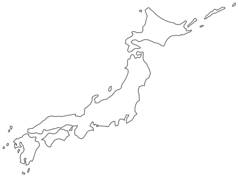 Geomap-asia-Japan-contour