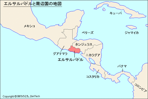 Map_of_El_Salvador_and_neighboring_countries