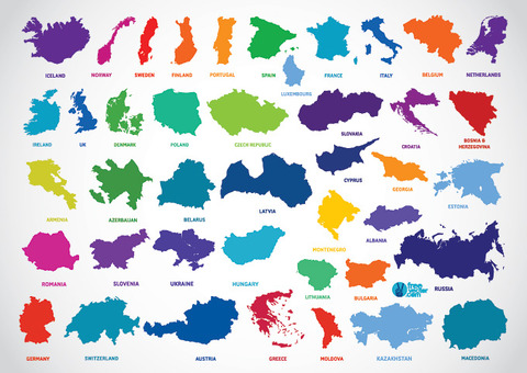 europe-country-outline-map-vectors-free-33985