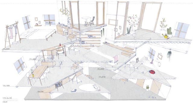 21_House_in_Miyamoto_Section_perspective