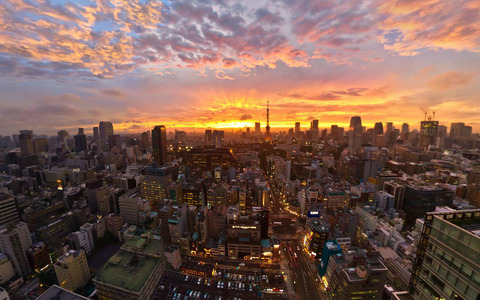 Sunset-in-Tokyo