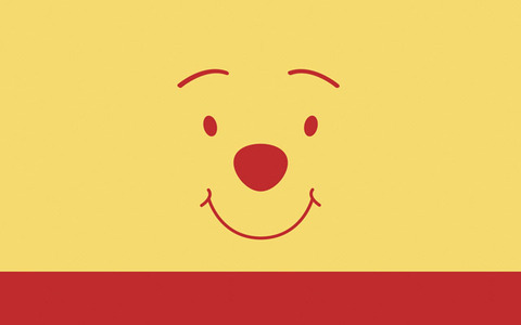 winnie-the-pooh-winnie-the-pooh-smile-eyes-nose-face-minimalism
