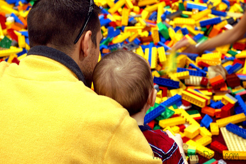 Playing-in-a-pile-of-LEGO-blocks-at-LEGO-Kidsfest