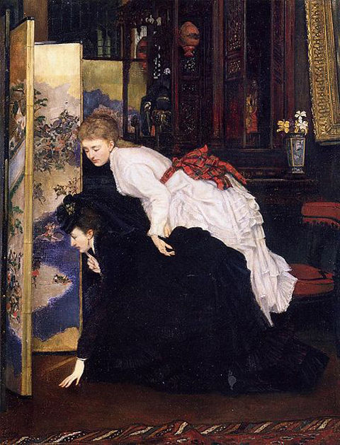 457px-James_Tissot_-_Young_Women_Looking_at_Japanese_Objects