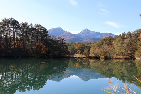 IMG_2956毘沙門沼と磐梯山