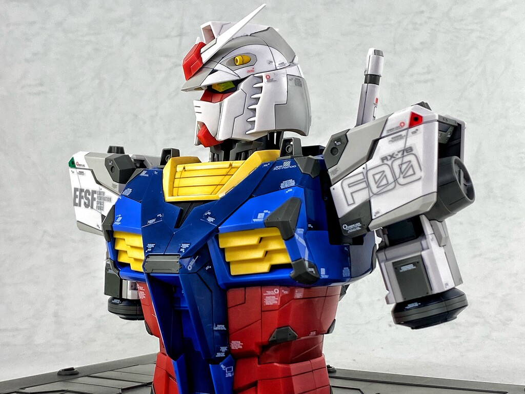 RX-78F00 ガンダム BUST MODEL 横浜 ガンプラ