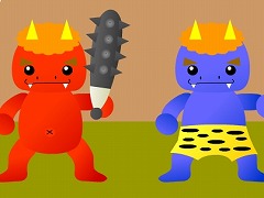 ノムちゃんの節分脱出！