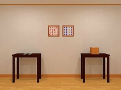 三枚のメダルがある部屋からの脱出