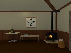 room11 Xmasツリーの見える待合室