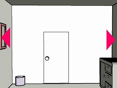 変な絵のある部屋から脱出するゲーム