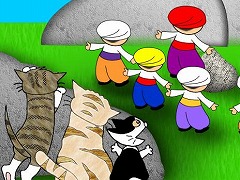 ３ニャンと４０人の盗賊