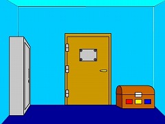 大きなタルがある部屋からの脱出