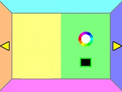 カラフルな部屋