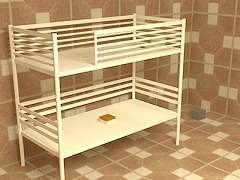 二段ベッドの部屋からの脱出