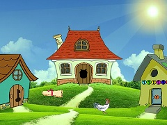 Cute Jolly Boy And Puppy Rescue