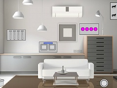 Black And White Modern House Escape