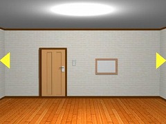 白い絵の部屋からの脱出